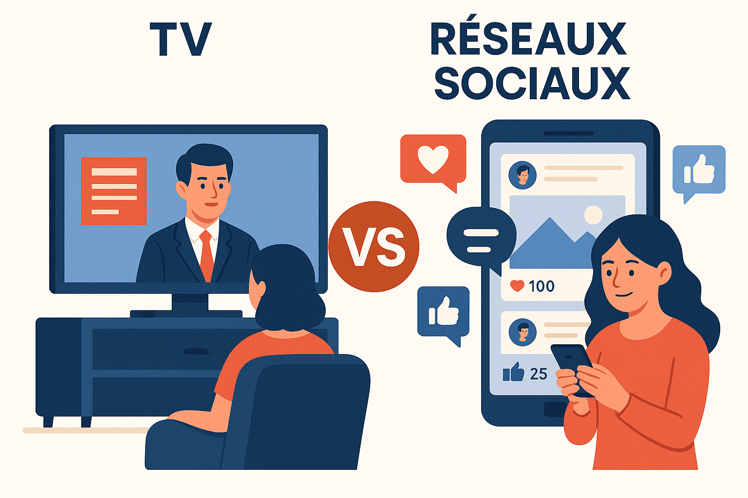 Télé et réseaux sociaux