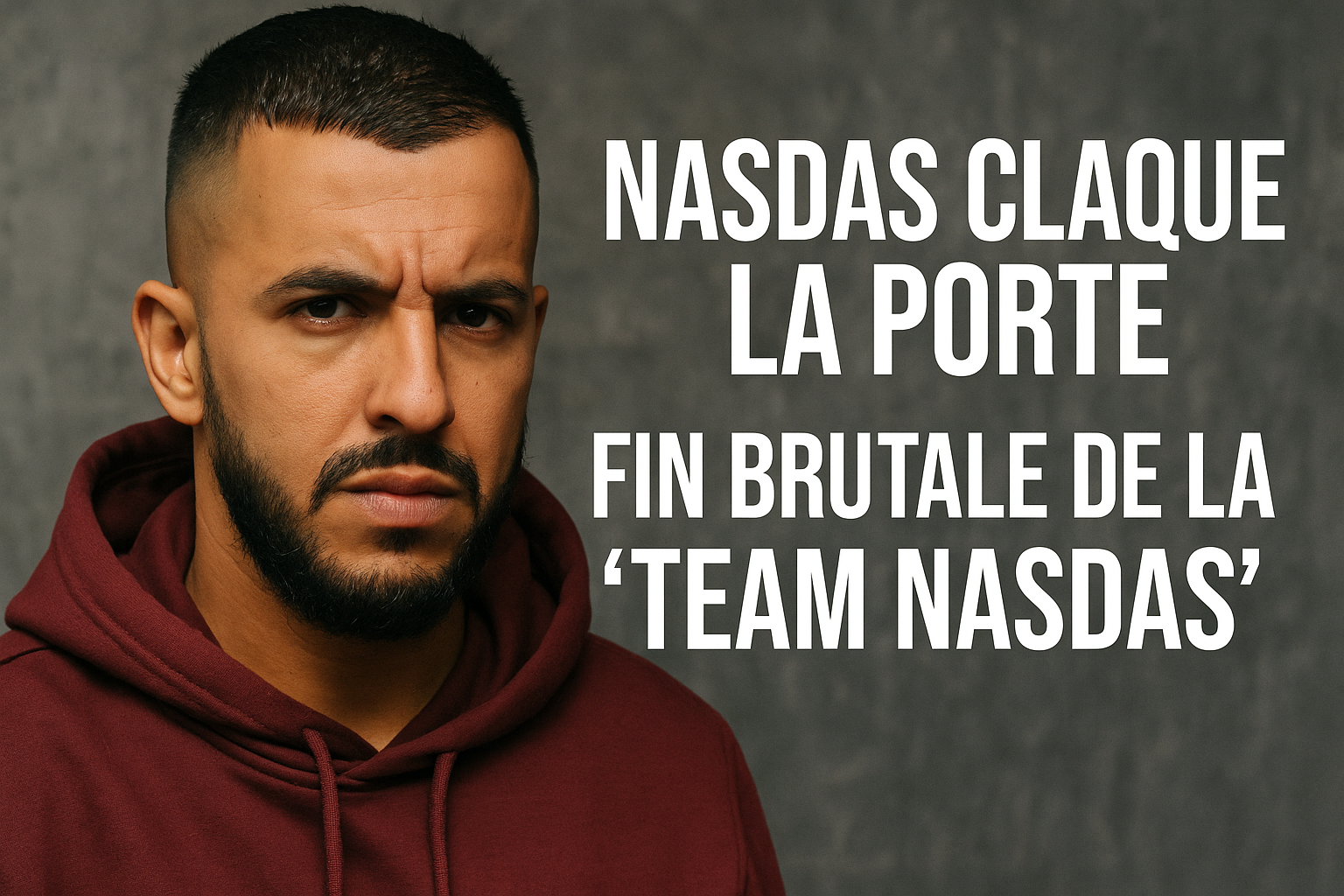 Nasdas claque la porte fin brutale de la Team Nasdas