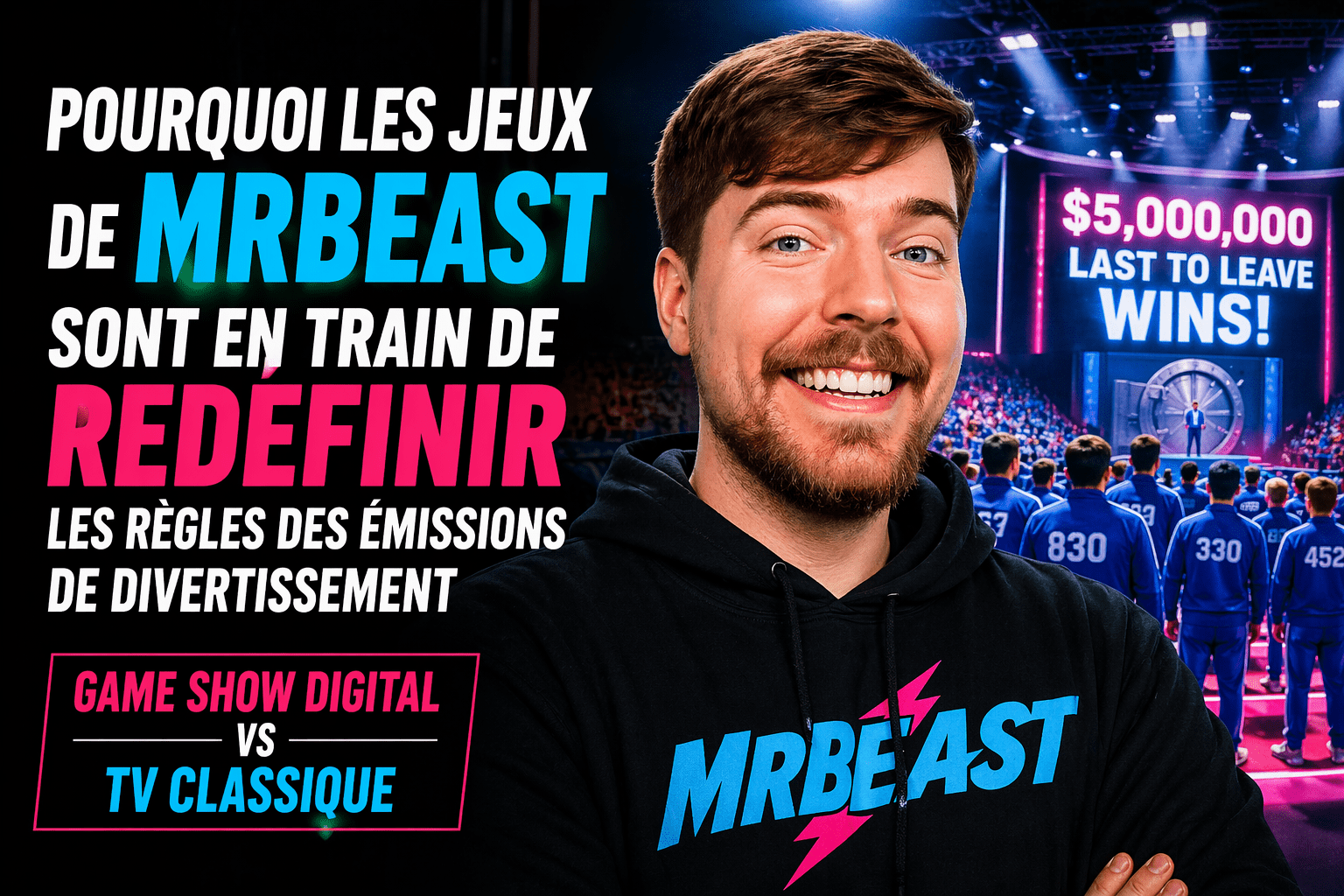 Pourquoi les jeux de MrBeast sont en train de redéfinir les règles des émissions de divertissement