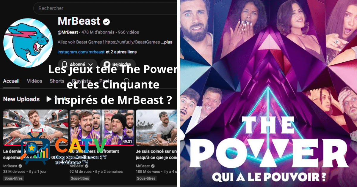 Les jeux télé The Power et Les Cinquante inspirés de MrBeast ? La question qui enflamme les téléspectateurs
