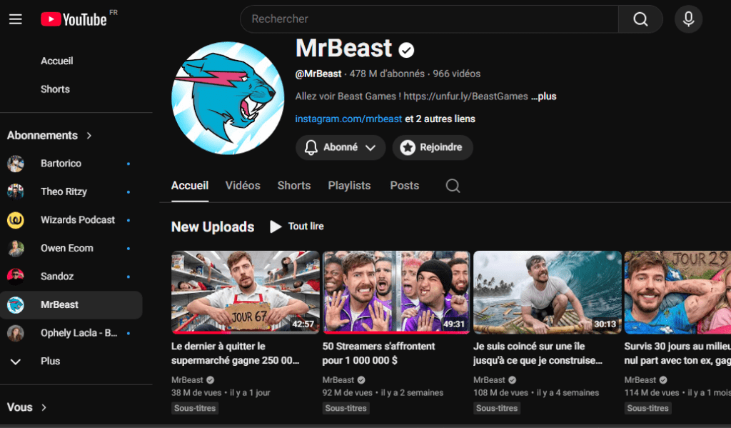 MrBeast 2 : pourquoi sa chaîne secondaire devient aussi addictive que la principale