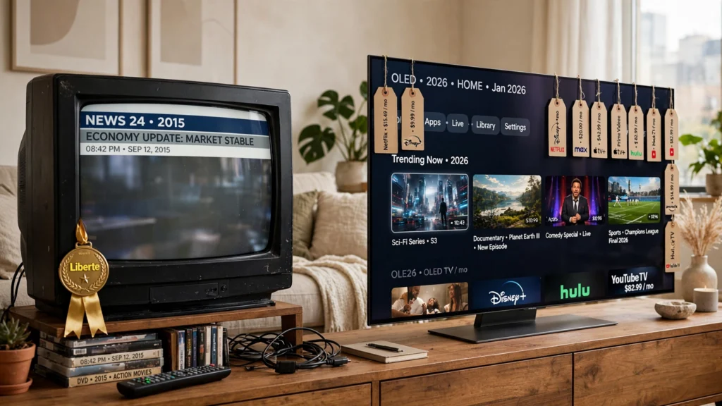 Paradoxe television moderne vieux materiel plus libre sans abonnement