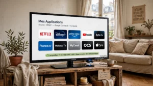 Vieille television 2015 modernisee avec Chromecast anti-gaspillage